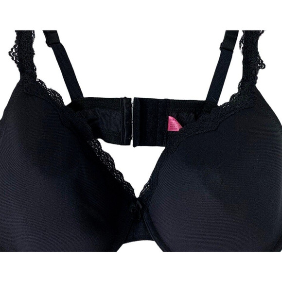 Fruit Of The Loom Black 42D Bra Underwire Lightly Padded Style FT093 Nylon - Picture 5 of 5